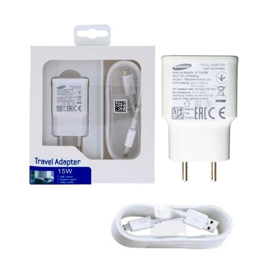 Fast Charger 15w with USB to Micro 1.2m White Fast Charger 15w with USB to Micro 1.2m White